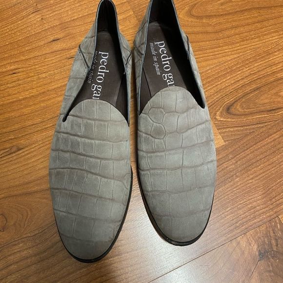 Pedro Garcia womans made in Spain taupe leather slip on shoes size 39.5 (Size 8) - Picture 2 of 8